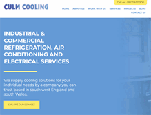 Tablet Screenshot of culmcooling.com